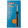 Oral-B PRO 1 Easy Clean + 2 Stück Aufsteckbürsten Drucksensor 3D Technology