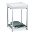 Hocker Polsterhocker Beistellhocker platzsparend leicht Hocker mit Ablage