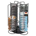 bremermann Kapselständer drehbar für 56 Kapseln, für TASSIMO, Kapselspender (schwarz)