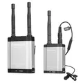 Vlink2 Kit 1 Kabelloses 2,4 GHz Lavalier-Mikrofonsystem mit IFB Talkback, Zweikanal-Kamera-Mount-Empfänger, DK3 Lav, wasser-/schlagfestes Hartschalenkoffer und mehr