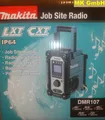Makita DMR 107 Akku Baustellenradio, Radio 7,2-18V + 230V, UKW & MW Stereo