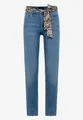 Jeans mit Leo-Gürtel Style Orlando 28 Inch