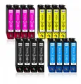 Druckerparadies 16er Pack Druckerpatronen 502 502XL kompatibel mit Epson XP-5155 Tintenpatrone (16-tlg)