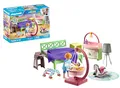 PLAYMOBIL MyLife 71609 Schlafzimmer mit Babyspielecke, und Zwei Figuren, zu über 80 % aus recycelten und biobasierten Materialien, detailreiches Spielzeug für Kinder ab 4 Jahren