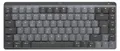 Logitech Master Series MX Mechanical Mini - Tastatur - hinterleuchtet - kabellos - Bluetooth LE - QWERTZ - Schweiz - Tastenschalter: Tactile Quiet - Graphite
