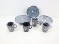 Brunner Venetian Geschirrset 16-teilig Melamin Campinggeschirr Outdoor