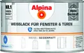Alpina Weißlack für Fenster & Türen 300 ml weiß seidenmatt
