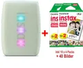 Fujifilm Instax Mini Link 3 sage green EX D Sofortbilddrucker inkl. 40 Bilder