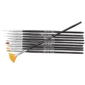 NEONAIL Synthetisches Pinsel Set – 10 Stk. Nageldesign 29 g 