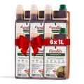 NEU! EWALIA Magensaft II - Spezial-Ergänzungsfuttermittel für Pferde bei Stress & Turnieraufregung - Unterstützung für empfindliche Mägen, mit Tierärzten entwickelt, 100% Natur pur, 6x1 Liter