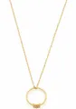 CIAO! Kette mit Anhänger "Leda CIAO, 023307", mit Kristallglas gelbgoldfarben