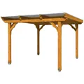 SKANHOLZ Pavillon "Marseille", Flachdach, viereckig, BxHxT: 327 x 236 x 350 cm - beige