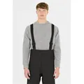 Skihose SOS "Hoverla", Herren, Gr. S, US-Größen, schwarz, 77% Polyamid, 23% Elasthan, unifarben, sportlich, Hosen, mit smarten Hosenträgern und schützenden Features