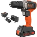 Black+Decker Akku-Schlagbohrschrauber BCD003C1-QW, 18V / 1,5Ah, mit Akku und Ladegerät