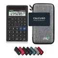 Casio fx-82 Solar II inkl. WYNGS Schutztasche Hellgrau - Wissenschaftlicher