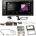 Pioneer DMH-A3300DAB Bluetooth WebLink MP3 USB DAB+ Einbauset für Audi TT 8J
