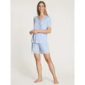 CALIDA Shorty Elegant Dreams (2 tlg) mit süßem Spitzenbesatz blau XS (36/38)