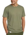 Alpenwert® Merino Shirt Herren [Made IN Portugal] perfektes Wandershirt Wander Tshirt aus Merinowolle Tshirt für Sport, Outdoor, Funktionsshirt (DE/NL/SE/PL, M, Regular, Regular, Grün)