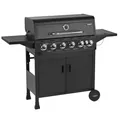 TAINO BRANDO 6+1 Gasgrill 6 Brenner Seitenkocher BBQ Grillwagen Gasgriller