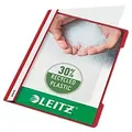 Leitz Standard Plastik-Schnellhefter 4191 DIN A4 Polypropylen 60 Blatt Rot
