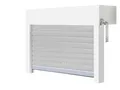 Schellenberg 39047 Aufsatzrollladen-Set für Fenster, Rollladensystem Mini, PVC, 90 x 50 cm, weiß/grau, kürzbar in Höhe, Breite, inkl. EPS-Dämmung und Zubehör für die Selbstmontage