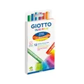 GIOTTO Olio Maxi Ölpastell-Set für Kinder, 12 Farben, große Kinder-Künstlerpastelle, optimal für Zuhause und Schule