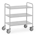 fetra 4882, Stahl, Regalwagen, Grau, 150 kg, 4 Rad/Räder, 12,5 cm