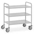 FETRA - Bürowagen 4882 Tischwagen Aktenwagen Ladefläche 800 x 500 mm    - grau -