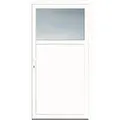 Premium Kunststoff-Nebeneingangstür SMK 510 Weiß 98 cm x 198 cm DIN L