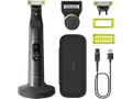 PHILIPS QP6652/61 OneBlade Pro 360 Elektrorasierer,, Barttrimmer, Chromdesign