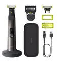 PHILIPS QP6652/61 OneBlade Pro 360 Elektrorasierer,, Barttrimmer, Chromdesign