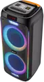 Denver Bluetooth Trolley Lautsprecher TSP-456 | 600W | LED | MP3 USB MicroSD | Akku | AUX | Karaoke | Mikrofon