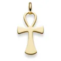 Anhänger ägyptisches Kreuz Leben & Wiedergeburt 750 Gold Gelbgold 31x15mm