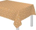 Adam Tischdecke "Retro Floret" Gr. 1, gelb (curry), B/L: 120cm x 120cm, 1 Stk., eckig