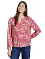 STREET ONE Damen A345444 Bedruckte Tunika, Sugar Coral, 40 EU