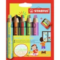 STABILO woody 3 in 1 Malset farbsortiert, 5 St.