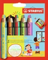 Duo Buntstift, Wasserfarbe & Wachsmalkreide - STABILO woody 3 in 1 d (US IMPORT)