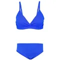Aquarti Bustier-Bikini Aquarti Mädchen Bikini Set Bustier Bikinislip Zweiteiliger Badeanzug blau 158