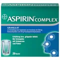 Aspirin Complex Granulat | gegen Erkältung und grippale Infekte | 3-fach Wirkung bei Schnupfen, Fieber und Schmerzen | Nr. 1 Erkältungsmarke | 20 Stück