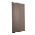 Lamellenvorhang Komplettset Ventanara Vertikaljalousie 89mm inkl. Montagematerial (Taupe (tageslicht), B100 x H180 cm)