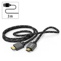 hama Ultra High Speed HDMI Kabel 3,0 m schwarz, grau, 1 St.