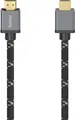 Hama 00205240 HDMI-Kabel 3 m HDMI Typ A (Standard) Schwarz - Grau (00205240)