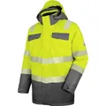 WÜRTH MODYF Warnschutz Winter Parka 3in1 Neon EN 20471 3 gelb anthrazit - Größe L