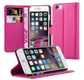 Cadorabo Handyhülle für iPhone 6 / 6S Hülle Apple iPhone 6 / 6S, Hülle Schutzhülle mit Standfunktion, Kartenfach und Magnetverschluss