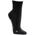 Wowerat Diabetikersocken 2 Paar Wellness Socken, Extra-Breit, Kurzschaft, Bequem weite Socken schwarz 35-38