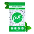 Pur Gum Spearmint Kaugummi 55 Stk | Zuckerfrei Vegan Aspartamfrei Glutenfrei