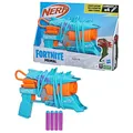 Nerf Fortnite Primal Blaster, 4-Dart Blasting, Fortnite Primal Equipment Design, 4 Nerf Elite-Darts, Fortnite Nerf Blaster