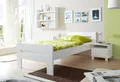 Einzel- und Doppelbett "Bert", verschied. Farben (90 x 200 cm|Weiß)