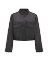 OPUS Damen Blazer | Kurzblazer JANDRA Regular aus Viskose Mix Black, 38