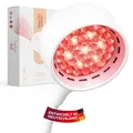 heilys® Gen30 LED Rotlichtlampe mit 6 Wellenlängen (630–850 nm) | Rot- & Nahinfrarotlicht Lampe mit Vision-Modus 670 nm | Stufenweise höhenverstellbar, Pulsmodus (Weiß)